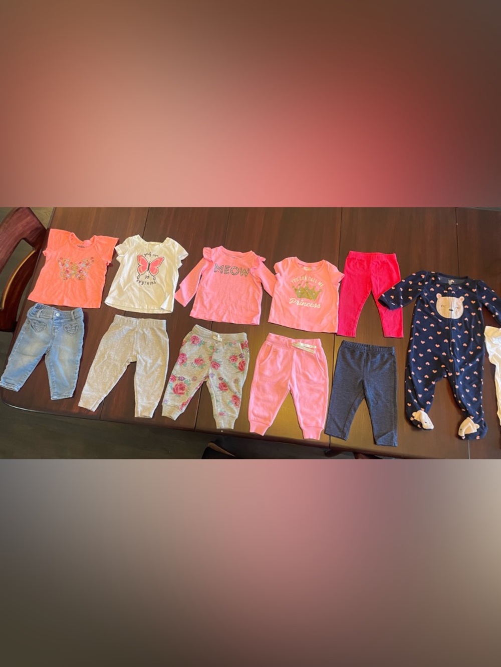 Like New, Baby Girl 9M Clothing Bundle